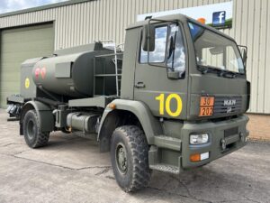 MAN LE14.220 4×4 5,000 Litre Aviation Fuel Delivery Tanker Truck