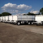 Ex Army Schmitz Tri-Axle Draw Bar  Trailer