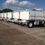 Ex Army Schmitz Tri-Axle Draw Bar  Trailer