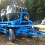 Ex Army Schmitz Tri-Axle Draw Bar  Trailer