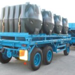 Ex Army Schmitz Tri-Axle Draw Bar  Trailer