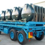 Ex Army Schmitz Tri-Axle Draw Bar  Trailer