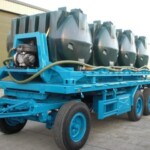 Ex Army Schmitz Tri-Axle Draw Bar  Trailer