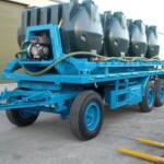 Ex Army Schmitz Tri-Axle Draw Bar  Trailer