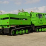 Hagglunds BV206 All Terrain Vehicle (ATV) Fitted with Cargo Body