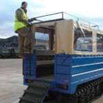 Hagglunds BV206 All Terrain Vehicle (ATV) Fitted with DROPS Body Multi-Lift Unit Hagglunds BV206 All Terrain Vehicle (ATV) Fitted with DROPS Body Multi-Lift Unit
