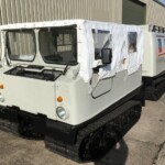 Ex Army Hagglunds BV206 Soft Top All Terrain Vehicle (ATV) Fitted with a Rear Personnel Carrier Body Ex Army Hagglunds BV206 Soft Top All Terrain Vehicle (ATV) Fitted with a Rear Personnel Carrier Body