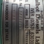 Ex Army Perkins 4108 Diesel Engine