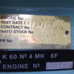 Ex Army Rolls Royce K60 Engine - Reconditioned