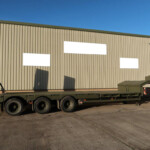 Ex Army Broshuis E2130 Tri Axle Step Frame Low Loader Trailer Ex Army Broshuis E2130 Tri Axle Step Frame Low Loader Trailer