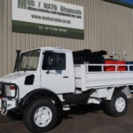 Ex Army Mercedes Unimog U1300L RHD Service Truck with Winch