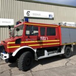 Mercedes Unimog U1300L Crew Cab 4x4 Fire Engine