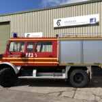 Mercedes Unimog U1300L Crew Cab 4x4 Fire Engine