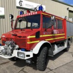 Mercedes Unimog U1300L Crew Cab 4x4 Fire Engine