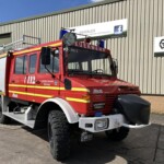 Mercedes Unimog U1300L Crew Cab 4x4 Fire Engine
