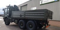 ex army MAN 27.314 6x6 Cargo Truck with HMF 910 7.9 tm Crane ex army MAN 27.314 6x6 Cargo Truck with HMF 910 7.9 tm Crane