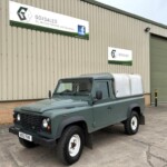ex military vehicles land rover defender 110 pick up rhd puma 50484_013 photo