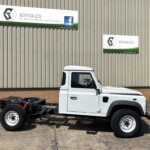 Unused Armoured Land Rover Defender 130 Chassis Cab