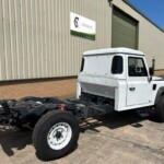 Unused Armoured Land Rover Defender 130 Chassis Cab