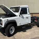 Unused Armoured Land Rover Defender 130 Chassis Cab